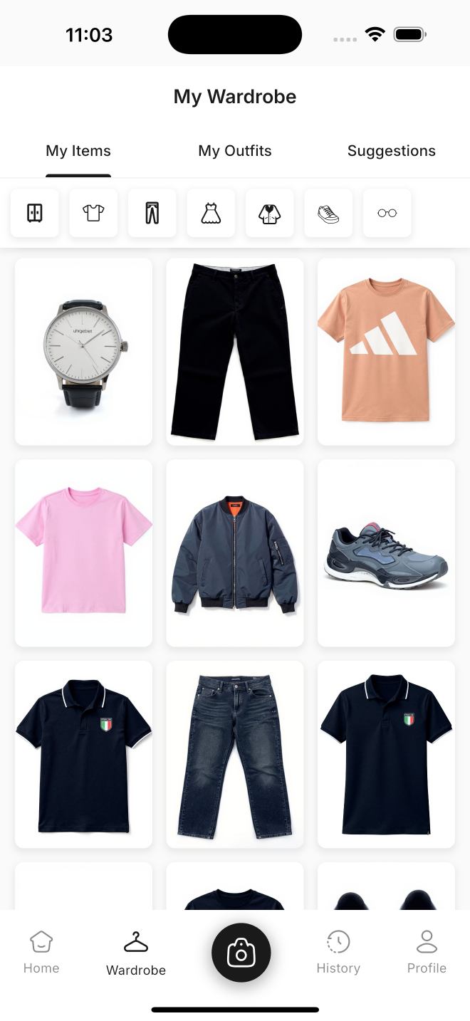DresMate App Interface